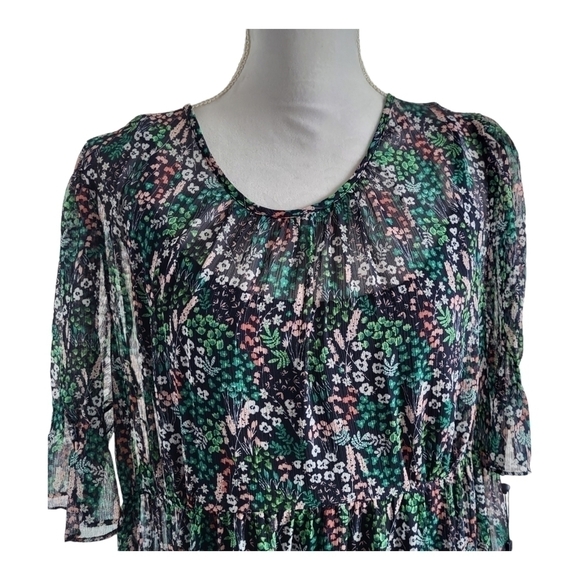 Tommy Hilfiger Floral Prairie Dress Size 14 Casual Country Going Out - Picture 5 of 11